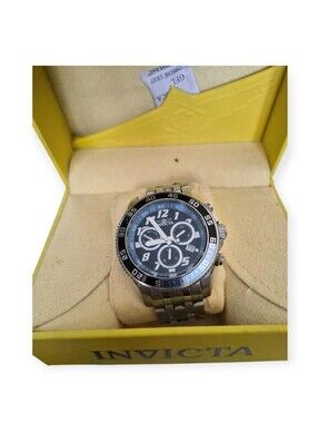 Invicta Pro Diver Quartz Chronograph Substantial 50mm Stainless Steel Case